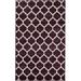 Unique Loom Philadelphia Trellis Rug Purple/Ivory 3 3 x 5 3 Rectangle Geometric Contemporary Perfect For Living Room Bed Room Dining Room Office