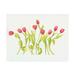 Trademark Fine Art Nine Tulips Twirling Canvas Art by Deborah Kopka