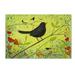 Trademark Fine Art Spring Blackbird 2 Canvas Art by Michelle Campbell