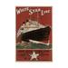 Trademark Fine Art White Star Line 1906 Canvas Art by English School