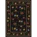 Milliken Signature Area Rug LORELEI ONYX Lorelei Onyx Pears Petals 5 4 x 7 8 Rectangle