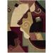 Nourison Para Area Rug Multi 2 3 x 3 9 Abstract Geometric 2 x 3