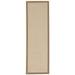 Linon Athena Runner Natural with Beige 2.6ft x 12ft