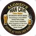 ALONZO S Man Cave Rules 14 Round Metal Sign Garage Wall Decor 100140010241