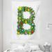 Letter B Tapestry Tasty Candy Cane and Figure with Top Hat Suit Christmas Tree Design with B Print Wall Hanging for Bedroom Living Room Dorm Decor 60W X 80L Inches Multicolor by Ambesonne