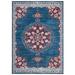 SAFAVIEH Brentwood Harland Floral Bordered Area Rug 9 x 12 Navy/Burgundy