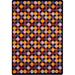 Joy Carpets 1556D-02 Kid Essentials Roundabout Rectangle Teen Area Rugs 02 Plum - 7 ft. 8 in. x 10 ft. 9 in.