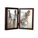 4x6 Double Vertical Walnut Concepts Photo Frame