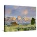 Historic Barn Mormon Row and Teton Mountain Range Grand Teton National Park Wyoming USA Scenic Stretched Canvas Wall Art by Michele Falzone Sold by Art.Com