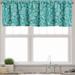 Ambesonne Ethnic Window Valance Vintage Pastel Paisley 54 X 12 Turquoise Teal