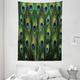Peacock Decor Wall Hanging Tapestry Stunning Peacock Tail Feathers Tropical Exotic Animals Close-up Picture Artwork Bedroom Living Room Dorm Accessories 60 X 80 Inches by Ambesonne