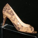 J. Crew Shoes | J.Crew Drea Leopard Print Patent Leather Heels 6m | Color: Brown/Tan | Size: 6
