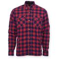 Bores Lumberjack Damenhemd, rot-blau, Größe 2XL