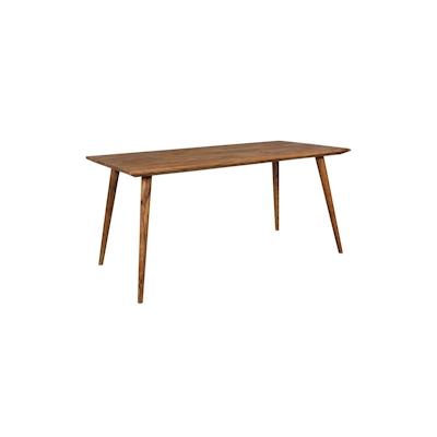 Wohnling Esstisch REPA 120 x 60 cm Esszimmertisch Sheesham Massiv Holz Tisch