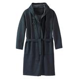 Men's Big & Tall Fleece Robe by KingSize in Navy (Size 2XL/3XL)