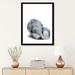 East Urban Home Sleeping Baby Elephant by Watercolor Luv - Painting Print Paper/Metal in Gray | 32 H x 24 W x 1 D in | Wayfair