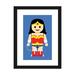 East Urban Home Toy Wonder Woman by Rafael Gomes - Graphic Art Print Paper in Blue/White/Yellow | 24 H x 16 W x 1 D in | Wayfair