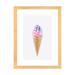East Urban Home Pink Ice Cream by Sisi & Seb - Photograph Print Paper in Blue/Brown/Pink | 24 H x 16 W x 1 D in | Wayfair