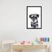 East Urban Home Miniature Schnauzer Puppy by Watercolor Luv - Painting Print Canvas in Black/White | 26 H x 18 W x 1.5 D in | Wayfair