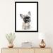 East Urban Home French Bulldog Puppy by Watercolor Luv - Painting Print Paper/Metal in White | 32 H x 24 W x 1 D in | Wayfair