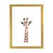East Urban Home Baby Giraffe by Sisi & Seb - Graphic Art Print Paper in Brown/Green/White | 24 H x 16 W x 1 D in | Wayfair
