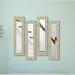 One Allium Way® Wanneroo 4 Piece French Victorian Panels Mirror Set Wood in Brown | 38.5 H x 14.5 W x 1.25 D in | Wayfair