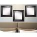 Wade Logan® Arazeli 3 Piece Gregorio Caged Trim Modern & Contemporary Wall Mirror Set | 24.25 H x 24.25 W x 2 D in | Wayfair