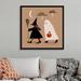 The Holiday Aisle® Graphic Halloween III by Victoria Barnes - Painting Print on Canvas in Brown | 38 H x 38 W x 1.75 D in | Wayfair