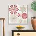 The Holiday Aisle® Christmas Snowflakes - Painting Print on Canvas Canvas | 26 H x 26 W x 1.75 D in | Wayfair CFE80F01460D48A58264046054E13720