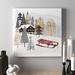 The Holiday Aisle® Christmas Chalet II by Victoria Borges - Painting Print on Canvas Canvas | 16 H x 16 W x 1.25 D in | Wayfair