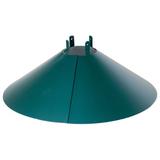 Arlmont & Co. Joanna Wrap Around Steel Squirrel Baffle in Green | 7.625 H x 22 W x 22 D in | Wayfair 2C9CF214DC2649EBB49F70FC99FC7436