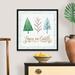 The Holiday Aisle® Christmas Tree Whimsy II by Grace Popp - Textual Art Print on Canvas in Green | 26 H x 26 W x 1.75 D in | Wayfair