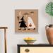 The Holiday Aisle® Graphic Halloween III by Victoria Barnes - Painting Print on Canvas in Green | 22 H x 22 W x 1.75 D in | Wayfair