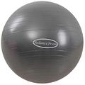 Signature Fitness Gymnastikball, Yoga-Ball, Fitnessball, Geburtsball mit Schnellpumpe, 900 g Kapazität, Grau, 66 cm, L