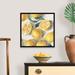 August Grove® Fresh Lemons II by Emma Caroline - Painting Print on Canvas Canvas | 22 H x 22 W x 1.75 D in | Wayfair