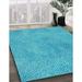 Teal Rectangle 7' x 10' Indoor Area Rug - Ebern Designs Ksawery Area Rug 0.35 in blue/greenPolyester/Wool | Wayfair