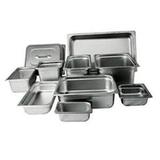 Winco SPJL-306 6 in. Deep 24 Gauge Stainless Steel 1/3 Size Steam Table Pan screenshot. Cooking & Baking directory of Home & Garden.