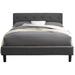 Monticello Platform Bed, Queen, Gray - Camden Isle Furniture 242332