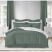 Colcha Linens Brunswick Bed Skirt in Green | 15 H x 76 W x 80 D in | Wayfair CPP-BW-SF-BF-KG