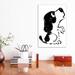 East Urban Home Sketch of Dog Stand by Toru Sanogawa - Painting Print Canvas in Black | 18 H x 12 W x 1.5 D in | Wayfair