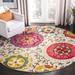 Red 60 x 0.45 in Area Rug - Langley Street® Hertzler Floral Multicolo Area Rug, Polypropylene | 60 W x 0.45 D in | Wayfair