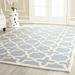 White 60 x 0.63 in Area Rug - Winston Porter Cannen Handmade Tufted Wool Light Blue/Ivory Area Rug Wool | 60 W x 0.63 D in | Wayfair