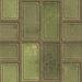 Brown/Green 60 x 0.35 in Indoor Area Rug - Ebern Designs Geometric Olive Green/Brown Area Rug Polyester/Wool | 60 W x 0.35 D in | Wayfair