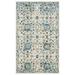 White 36 x 0.37 in Indoor Area Rug - Charlton Home® Osakis Floral Ivory/Blue Area Rug | 36 W x 0.37 D in | Wayfair 33609250D8C1456CBB7C06FF6C9CB855