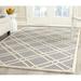 Gray/White 72 x 0.63 in Area Rug - George Oliver Deedgra Geometric Handmade Tufted Wool Gray/Ivory Area Rug Wool | 72 W x 0.63 D in | Wayfair