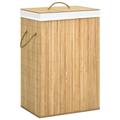 vidaXL Bamboo Laundry Basket 72 L