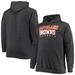 Men's Fanatics Branded Heathered Charcoal Cleveland Browns Big & Tall Practice Pullover Hoodie