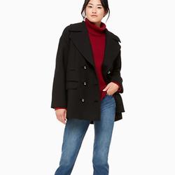 Kate Spade Jackets & Coats | Kate Spade Broome Street Modern Peacoat | Color: Black | Size: Xs