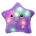 Rirool 14 Creative Twinkle Star Glowing LED Night Light Plush Pillows Light up Stuffed Animal Toys Birthday for Toddler Kids(Purple)