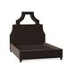 My Chic Nest Natalie Platform Bed Upholstered/Velvet/Polyester/Faux leather/Cotton/Linen | 64 H x 77 W x 90 D in | Wayfair 534-1037-1120-CK